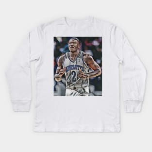 larry johnson Kids Long Sleeve T-Shirt